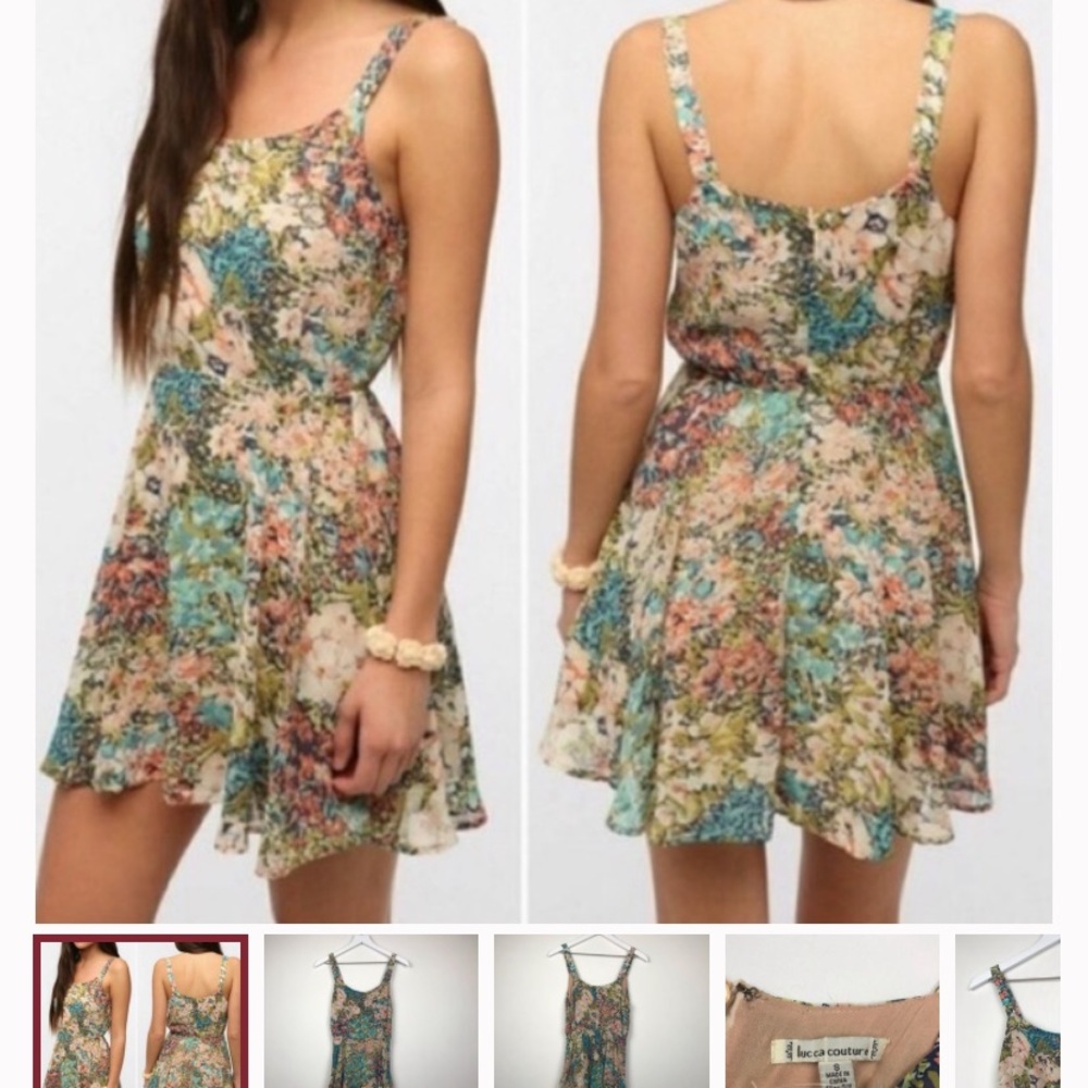 Urban outfitters: Lucca Couture floral mini dress - Picture 10 of 10